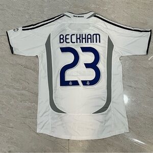 Real Madrid 06/07 Home jersey - Beckham #23 US SIZE X-LARGE